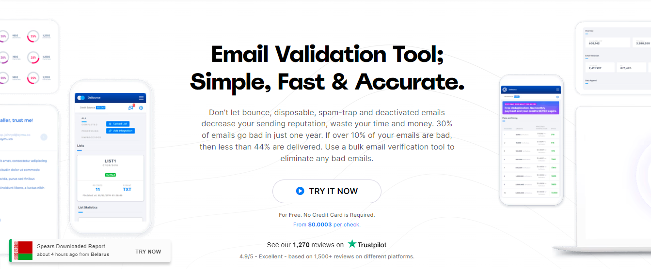 DeBounce Email Verifier